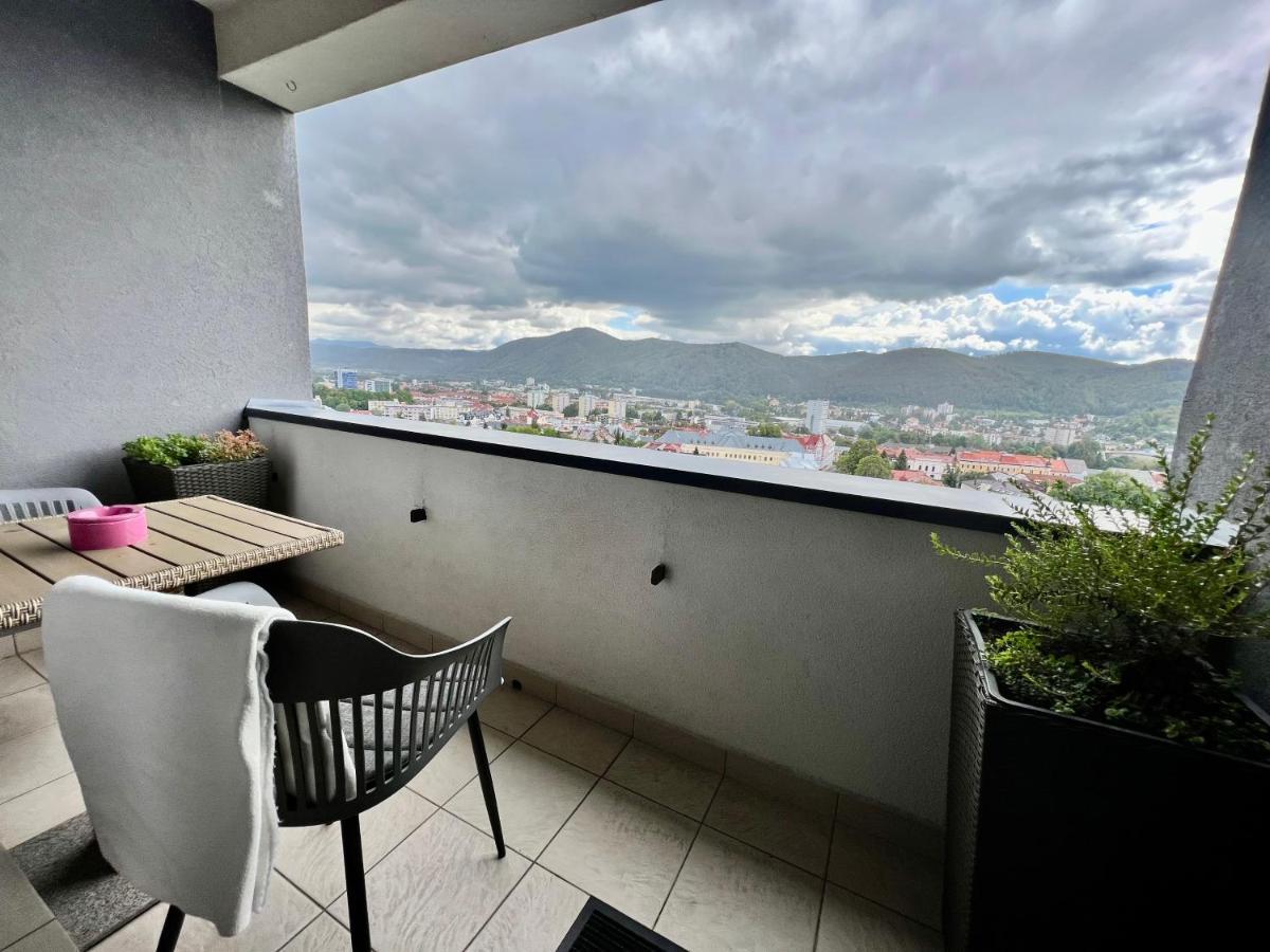 באנסקה ביסטריצה Bl Luxury Apartment, 24Hr Self Check-In, Free Private Garage Parking, Panoramic Views From Balcony, 5 Minute Walk To City Center מראה חיצוני תמונה